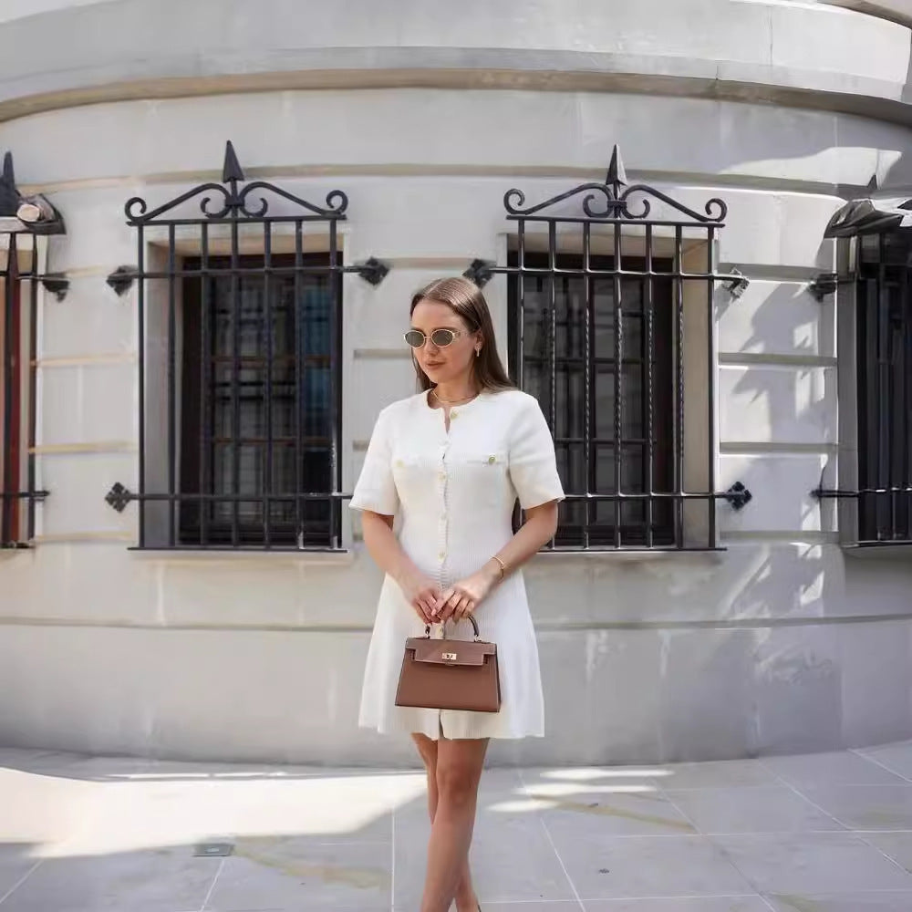 ÉLORÉA — Robe Maille Chic Élégante