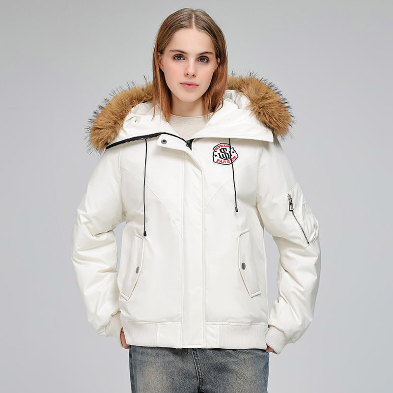 Veste court d'hiver rembourré en coton.