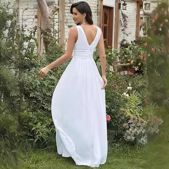 Robe Maxi Femme – Élégante & Décolleté Profond