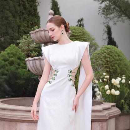 CELORIA— Robe Élégante Longue avec Strass
