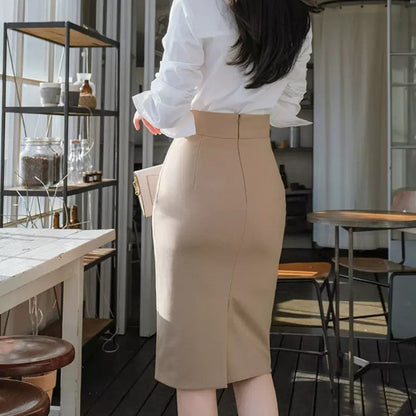 Jupe Femme Taille Haute – Style Bureau Chic