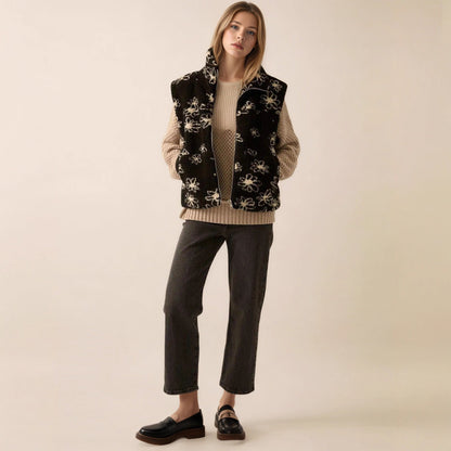 Gilet Femme Noir – Élégance et Confort