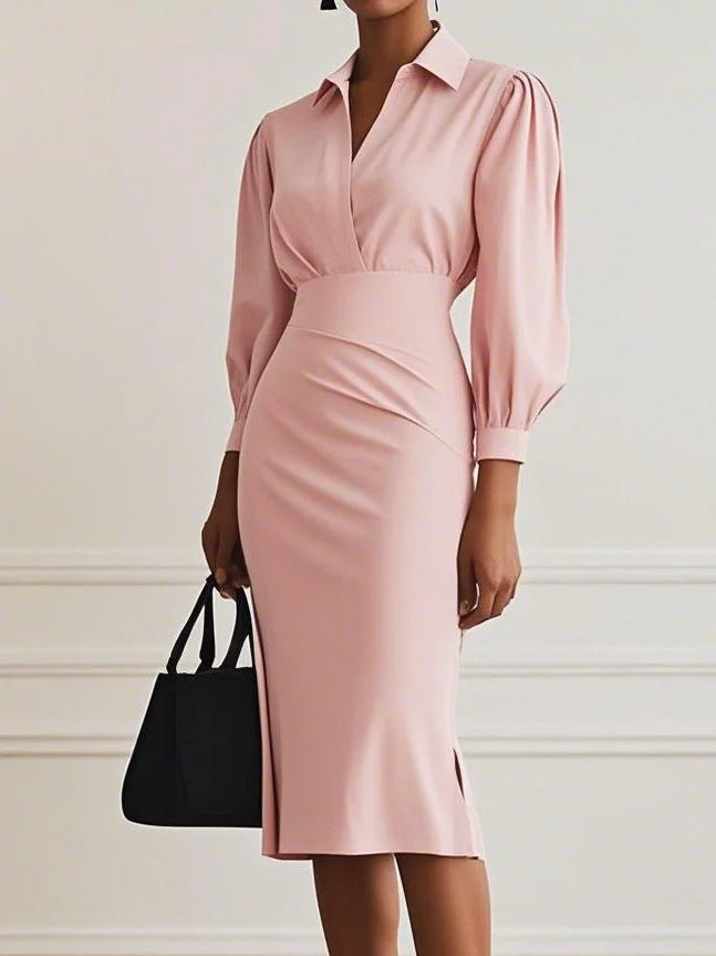 Robe Chic Femme – Style Uni et Élégant