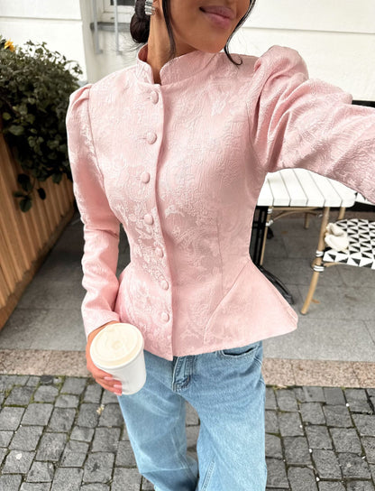 VALÉRINE — Blazer Femme à Col Montant