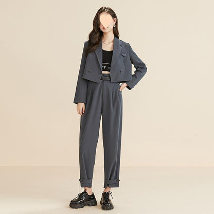 Ensemble petit col de costume pour femme