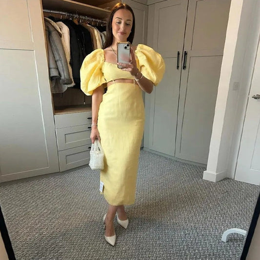 YSALINE — Robe Midi Élégante