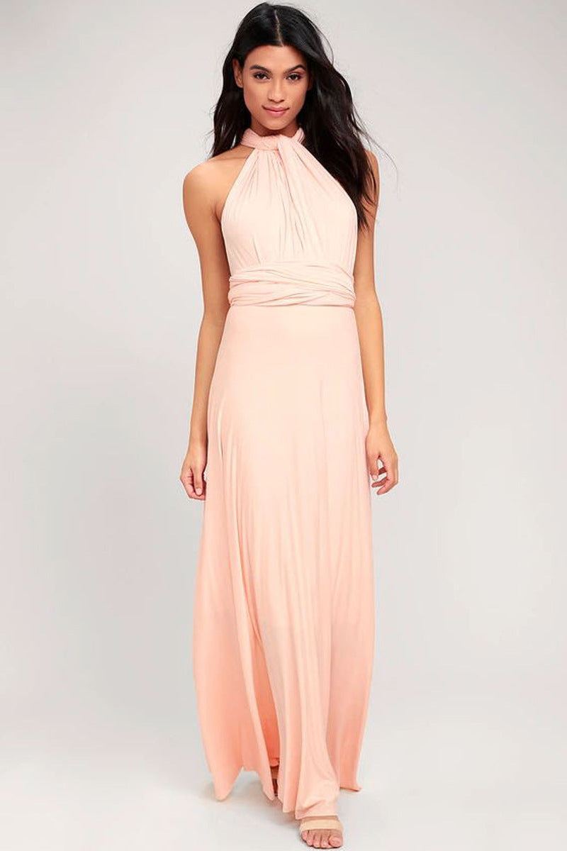 SÉRÉNIA — Robe Longue Dos Nu Élégante