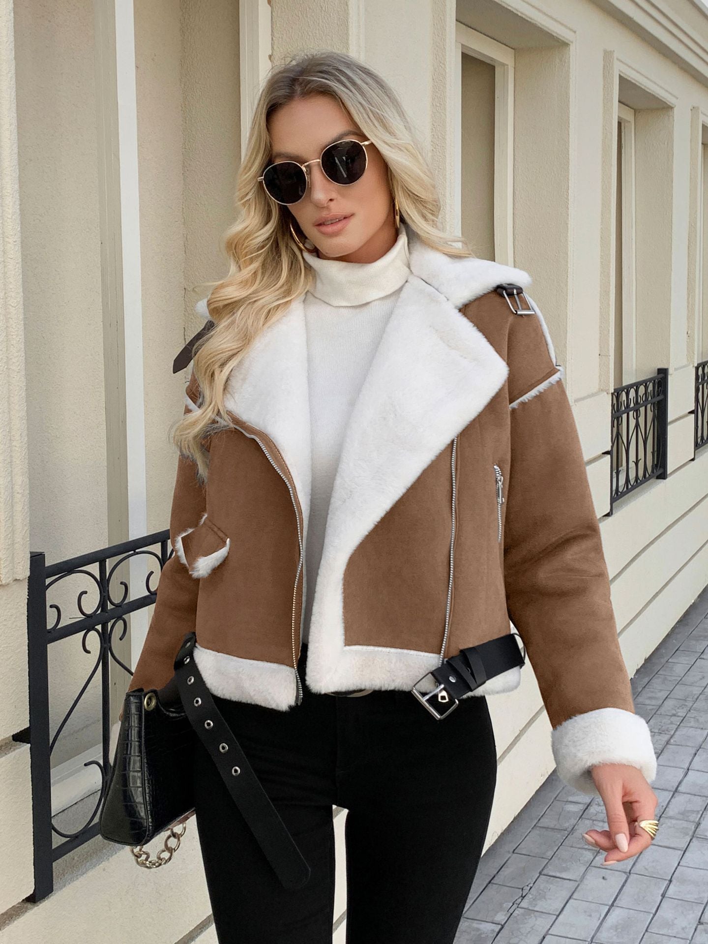 Veste polo décontractée col polo