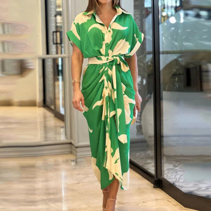 Robe A-Ligne Femme – Style Élégant & Floral