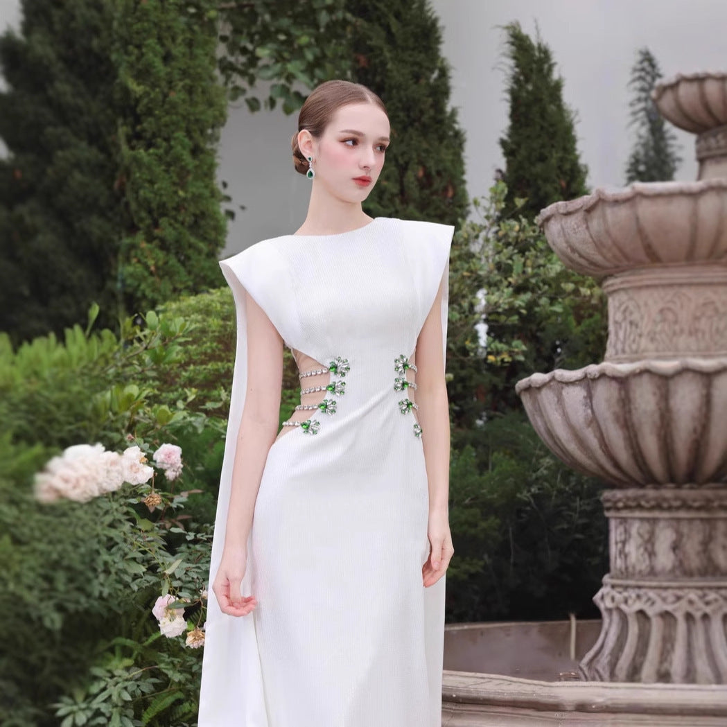CELORIA— Robe Élégante Longue avec Strass