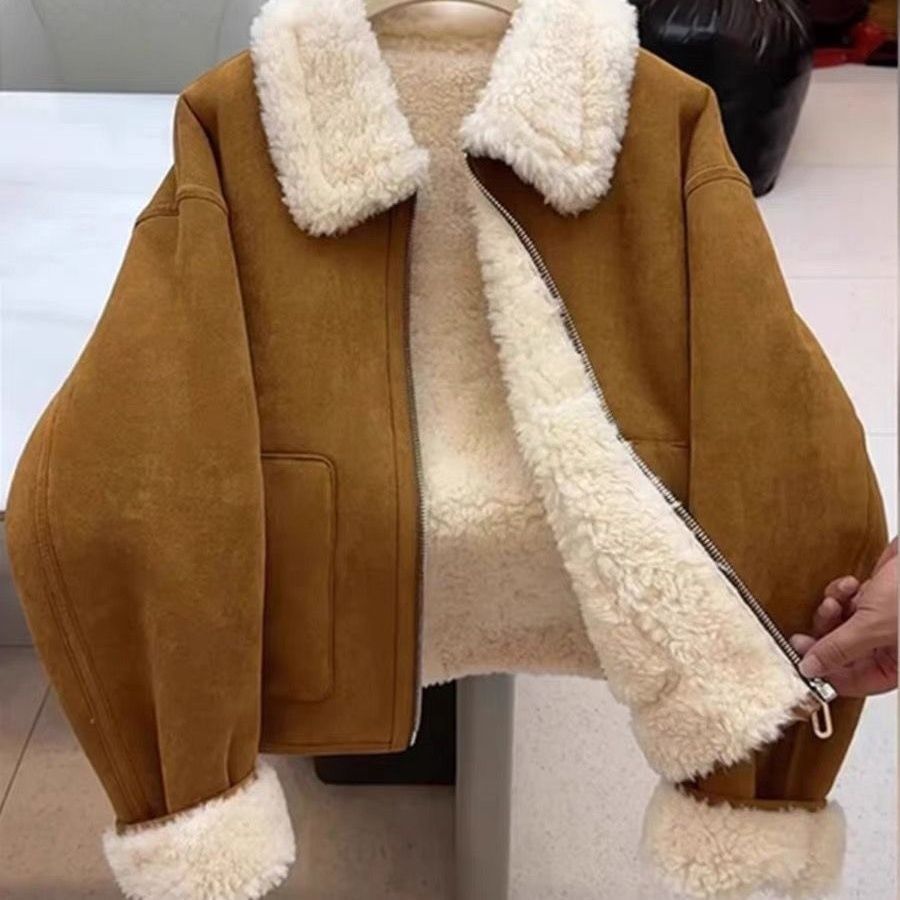 Veste Douce & Élégante – Style Lady Chic