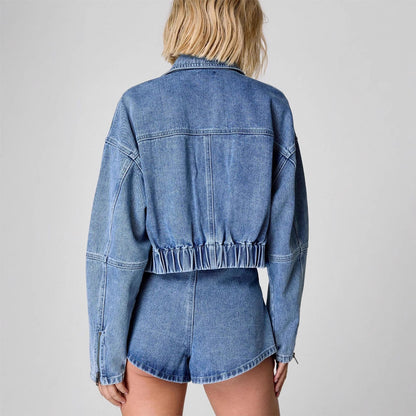 Zelia – Ensemble Denim Veste & Short