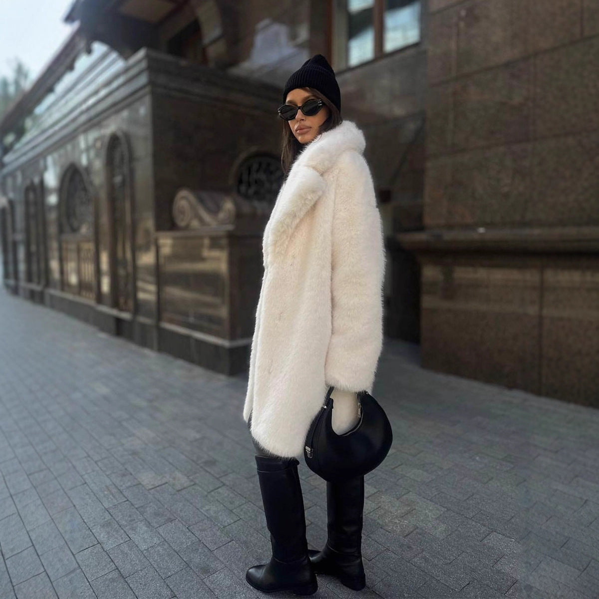 Manteau Fourrure Chic