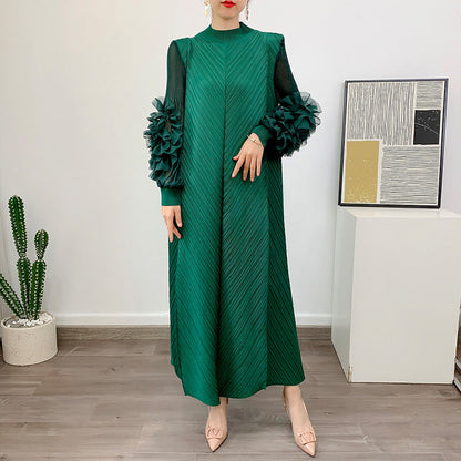 Robe Plissée Femme – Confort et Élégance