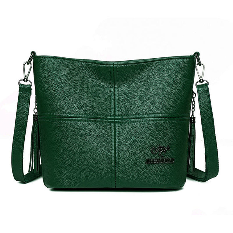 Lyra – Sac Bandoulière Effet Crocodile