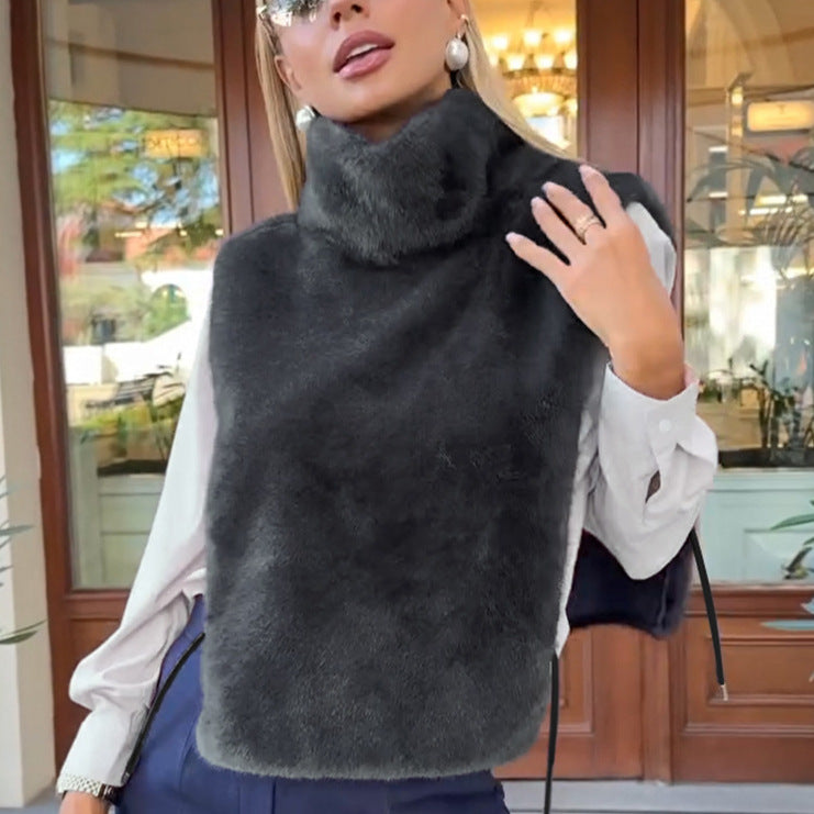 Gilet Femme Ample – Couleurs Unies