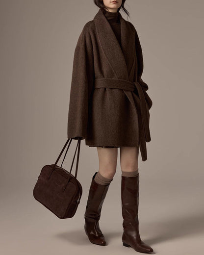 Éloria – Manteau Laine Élégance Urbaine