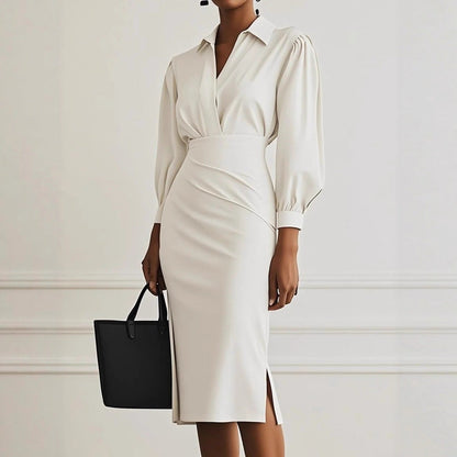 Robe Chic Femme – Style Uni et Élégant