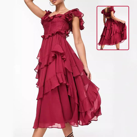 Robe Chic Femme – Plissée et Élégante