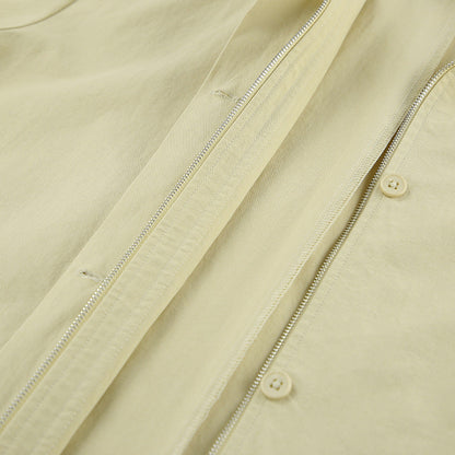 Veste décontractée ample en pur coton