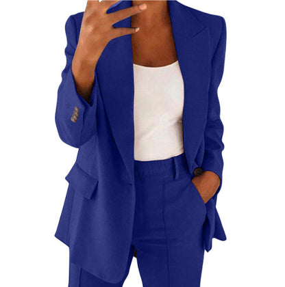 Look Femme Élégant – Blazer & Pantalon Ajusté