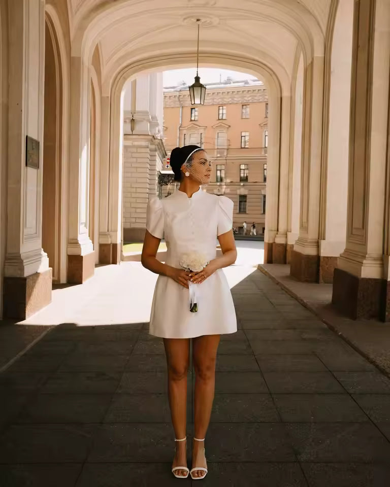 NOVELIA — Jupe Robe à Taille Haute