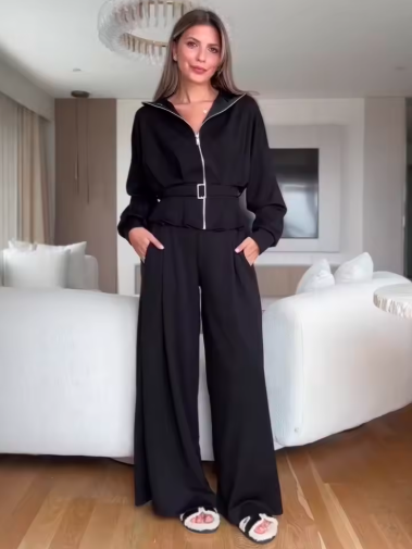 VELSARA — Ensemble Élégant Taille Haute