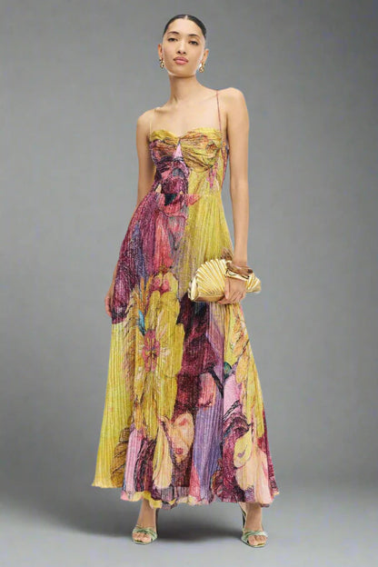 FLORÉLIA — Robe Longue Fleurie Élégante