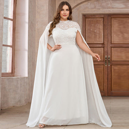 ÉLORINA — Robe Longue Royale Blanche
