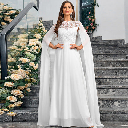 ÉLORINA — Robe Longue Royale Blanche