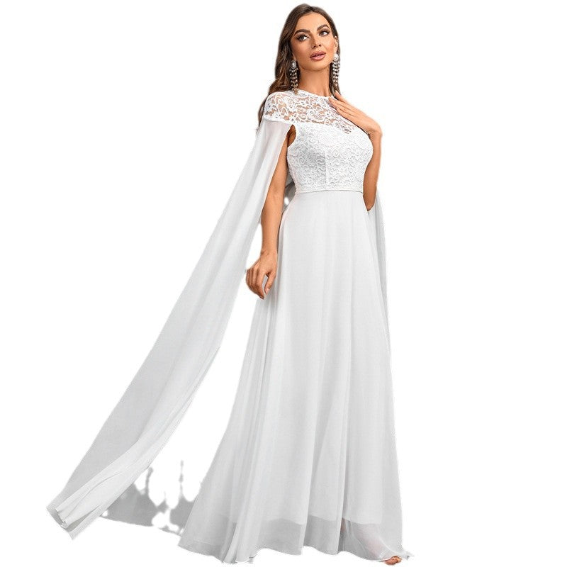 ÉLORINA — Robe Longue Royale Blanche