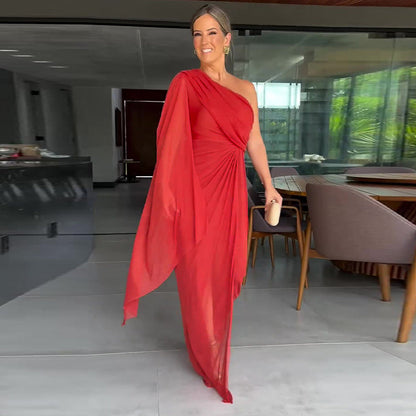 AZURYA — Robe Élégante Asymétrique