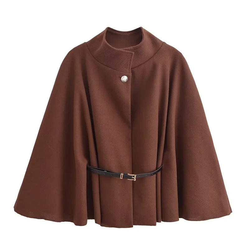 Manteau court en laine de printemps