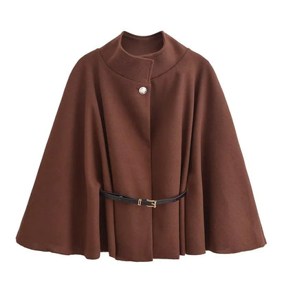 Manteau court en laine de printemps