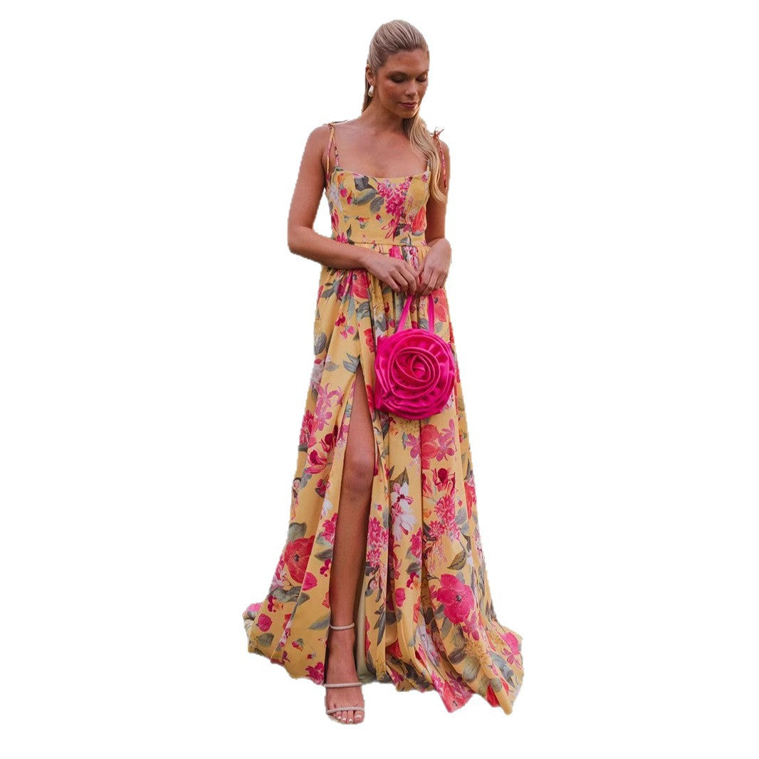 VÉNISSA — Robe Longue Jardin Fleuri