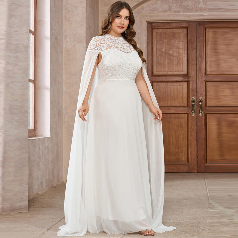 ÉLORINA — Robe Longue Royale Blanche