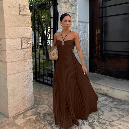 LUMELIA — Robe Maxi Tube, Taille Haute