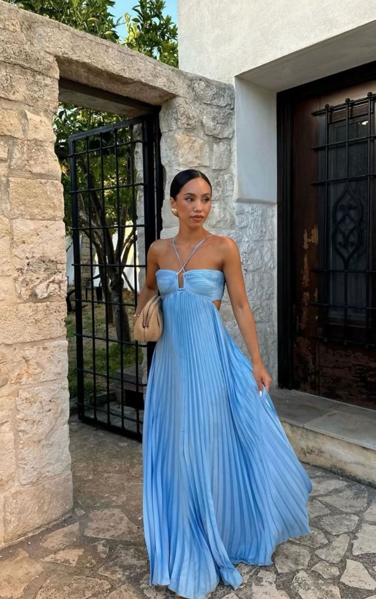LUMELIA — Robe Maxi Tube, Taille Haute
