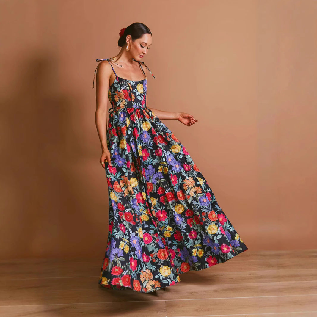 VÉNISSA — Robe Longue Jardin Fleuri