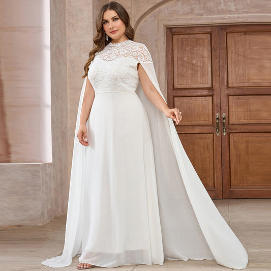ÉLORINA — Robe Longue Royale Blanche