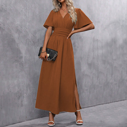Robe à Jupe Évasée Femme – Style Élégant