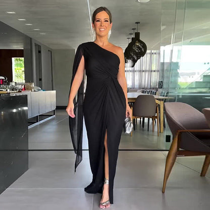 AZURYA — Robe Élégante Asymétrique