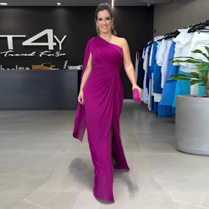 AZURYA — Robe Élégante Asymétrique