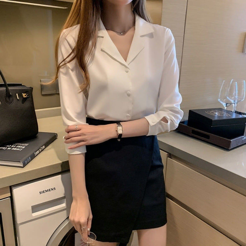 Blouse Élégante Femme – Chiffon et Style Urbain