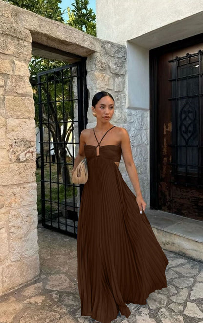 LUMELIA — Robe Maxi Tube, Taille Haute