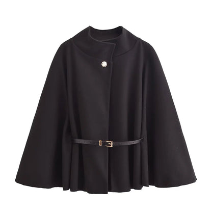 Manteau court en laine de printemps
