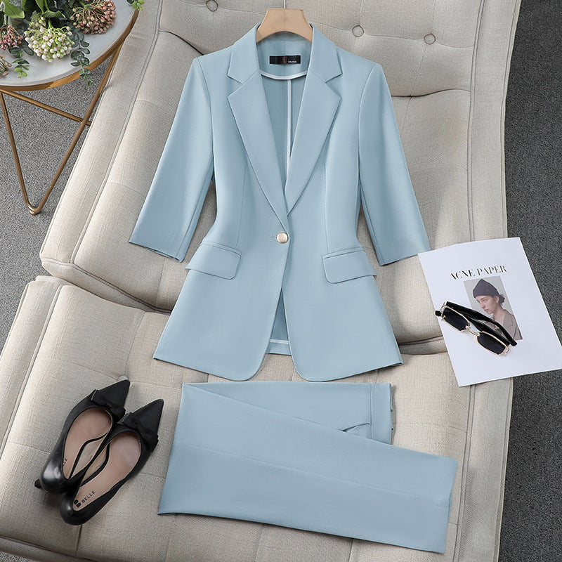 Set Chic Femme – Blazer et Pantalon Polyvalent