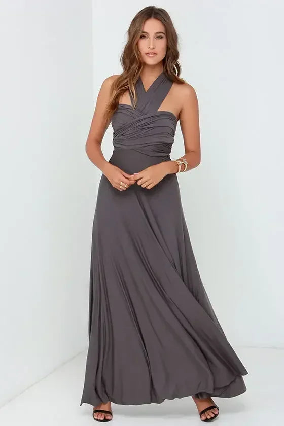SÉRÉNIA — Robe Longue Dos Nu Élégante