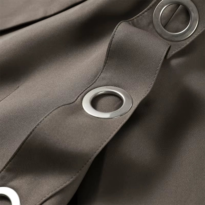 VICTORIE — Blazer Ceinturé à Œillets