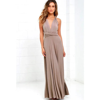 SÉRÉNIA — Robe Longue Dos Nu Élégante